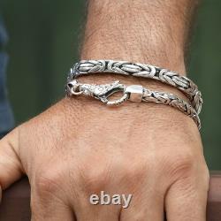 Gorgeous High-Quality Woven Bracelet, made of Solid 925 Sterling Silver