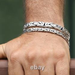 Gorgeous High-Quality Woven Bracelet, made of Solid 925 Sterling Silver