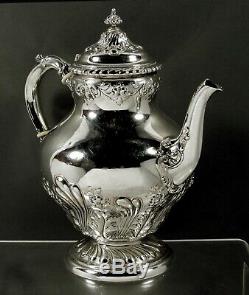 Gorham Sterling Silver Tea Set Made 1898 No Mono