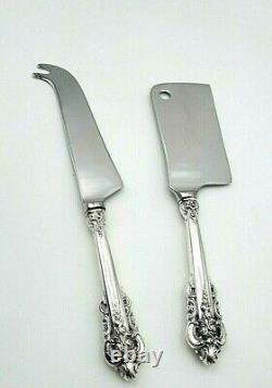 Grand Baroque by Wallace Sterling Silver Cheese Serving Set Custom Made