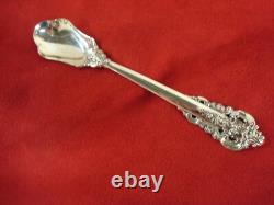 Grande Baroque Wallace Sterling Silver Custom Made Condiment Relish Spoon