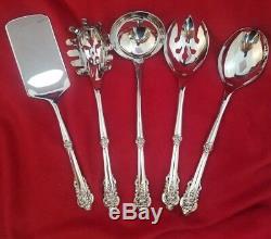 Grande Baroque by Wallace Sterling Silver 5 Piece Hostess Set Custom Made