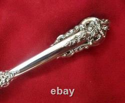 Grande Baroque by Wallace Sterling Silver Pizza Cutter HHWS Custom Made 9 1/4