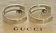 Gucci G Logo Hoop Earrings Sterling Silver 925 Made in Italy