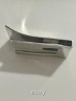 Gucci G Logo Money Clip Sterling Silver 925 Vintage Made in Italy