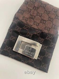 Gucci G Logo Money Clip Sterling Silver 925 Vintage Made in Italy