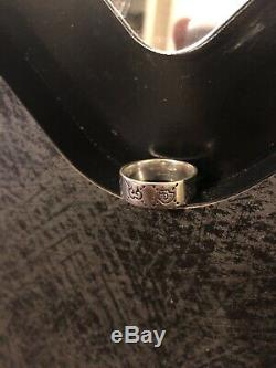 Gucci Ghost GG Ring Size 9 Made in Italy Rare Male/Female 1