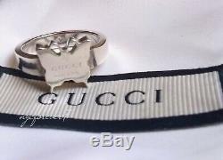 Gucci Ring Butterfly Sterling Silver Authentic Made in Italy Marked Ag 925
