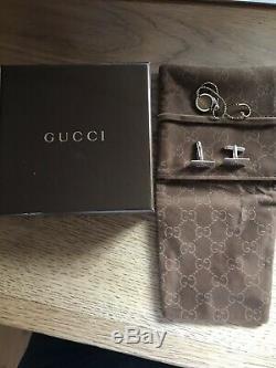 Gucci Silver Cufflinks Made In Italy