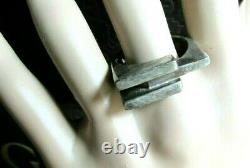 Gucci Sterling Silver 925 Men's Ring Size 11 Made In Italy