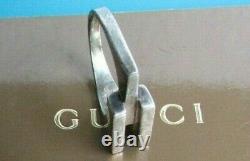 Gucci Sterling Silver 925 Men's Ring Size 11 Made In Italy