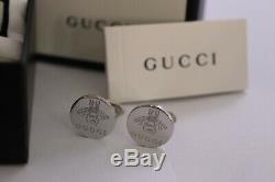 Gucci Sterling Silver BEE Cuff Links made In Italy withCOA and original box