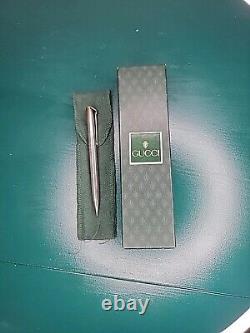 Gucci Sterling Silver Ballpoint Pen. 925 Vintage Made in USA
