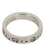Gucci Womens Sterling Silver Ghost Ring 4MM