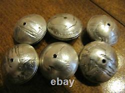 Hand Made Squash Blossom Standing Liberty Quarter 90% Silver Beads Lot Of 6