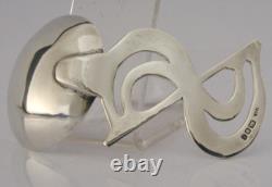 Hand Made Sterling Silver Arts & Crafts Caddy Spoon V Ashworth N Yorkshire 1989