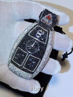 Hand Made Sterling Silver Custom Benz Key Pendant