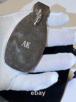 Hand Made Sterling Silver Custom Benz Key Pendant
