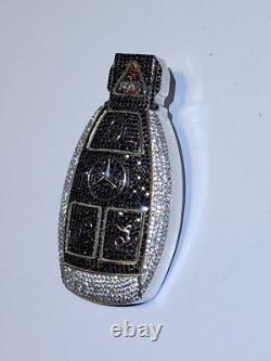 Hand Made Sterling Silver Custom Benz Key Pendant