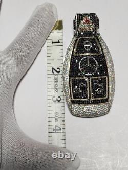 Hand Made Sterling Silver Custom Benz Key Pendant