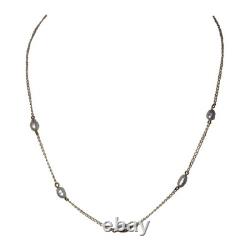 Hand Made Sterling Silver Freshwater Grey Pearl Bead Necklace