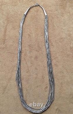 Hand made Sterling Silver. 925 26 Necklace 9 Strands