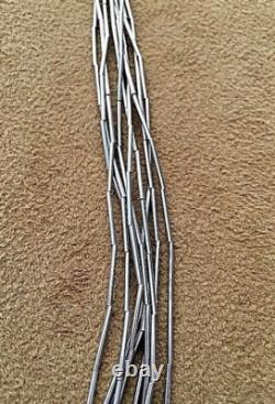 Hand made Sterling Silver. 925 26 Necklace 9 Strands