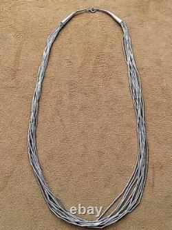 Hand made Sterling Silver. 925 26 Necklace 9 Strands
