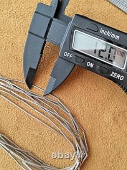 Hand made Sterling Silver. 925 26 Necklace 9 Strands