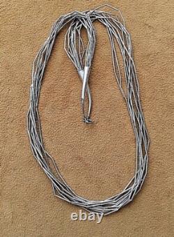 Hand made Sterling Silver. 925 26 Necklace 9 Strands