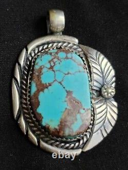 Hand made Turquoise and Sterling Silver Pendent