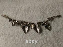 Hand made sterling silver bangle bracelet vintage