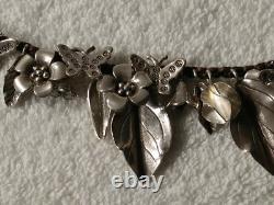 Hand made sterling silver bangle bracelet vintage