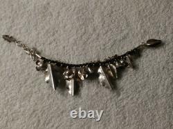 Hand made sterling silver bangle bracelet vintage