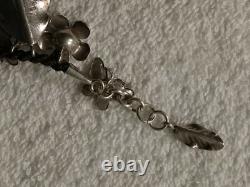 Hand made sterling silver bangle bracelet vintage