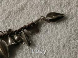 Hand made sterling silver bangle bracelet vintage