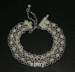 Handmade Filigree Bracelet Jewelry Made of 925 Sterling Silver, Telkari Bracelet