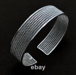 Handmade Filigree Bracelet Jewelry Made of Sterling Silver