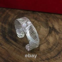 Handmade Filigree Bracelet Jewelry Made of Sterling Silver