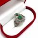 Handmade Filigree Ring Jewelry Made of Sterling Silver
