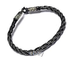 Handmade Kazaziye Bracelet Jewelry Made of 1000 Sterling Silver, Unisex Bracelet