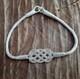 Handmade Kazaziye Bracelet Jewelry Made of Sterling Silver For Men