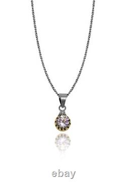 Handmade Triple Jewelry Set Made of Sterling Silver, Necklace, Earrings, Ring