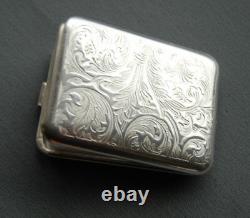 Hansaware Strassburg Sterling Silver Small Pocket Pill Case Made in Germany