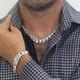 High-Quality Bracelet, Necklace for Men, made of Solid 925 Sterling Silver chain
