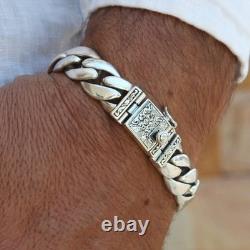 High-Quality Bracelet, Necklace for Men, made of Solid 925 Sterling Silver chain