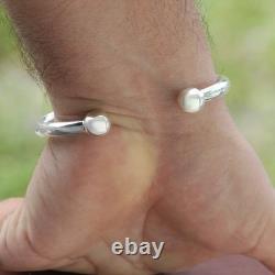 High-Quality Cuff Bracelet for men, women made of 925 Sterling Silver