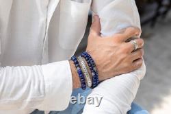 High-Quality Woven Bracelet, made of Solid 925 Sterling Silver