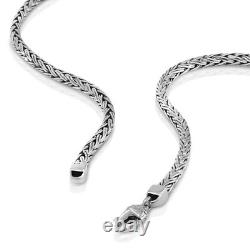 High-quality silver chain necklace, made of solid 925 sterling silver