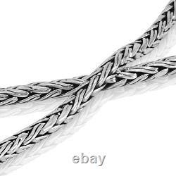High-quality silver chain necklace, made of solid 925 sterling silver